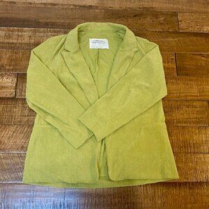 Compania Fantastica Green Corduroy Blazer, Size Medium